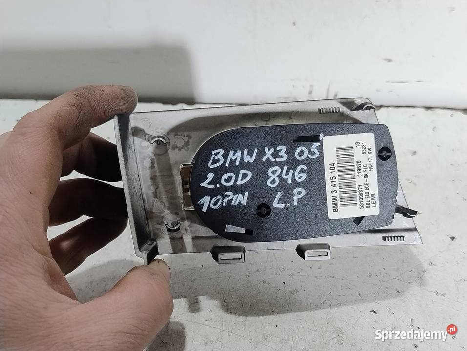 PANEL WŁĄCZNIK ŚWIATEŁ 10 PIN BMW X3 E83 3415104