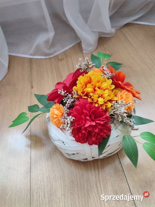 Kompozycja kwiatowa obciążona niewielki stroik Sosnowiec