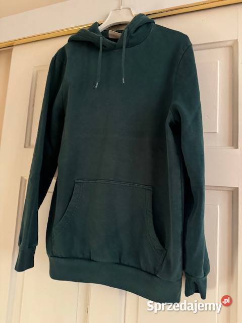 Bluza męska S CA zielona z kieszenią z kapturem Odzież codzienna śląskie Częstochowa