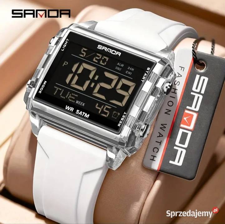 Zegarek elektroniczny Sanda modny Chrzanów