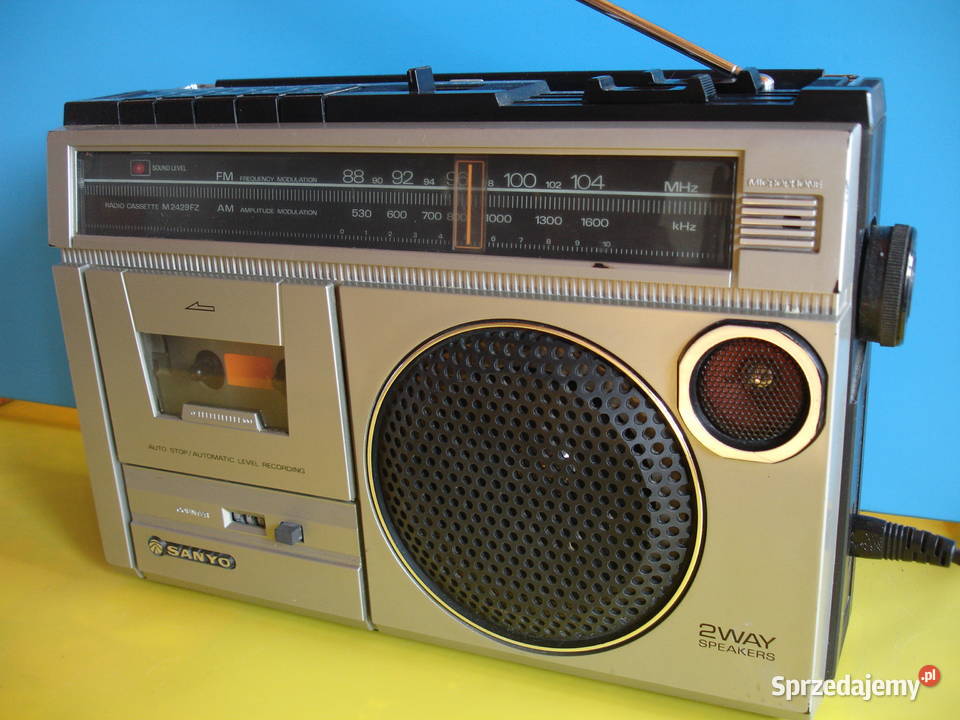 Radiomagnetofon SANYO M 2429FZ lubuskie Zielona Góra