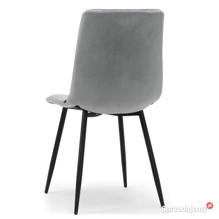 Jasnoszare Krzesło Tapicerowane Parma Wysyłka 45cm Tarchały Małe