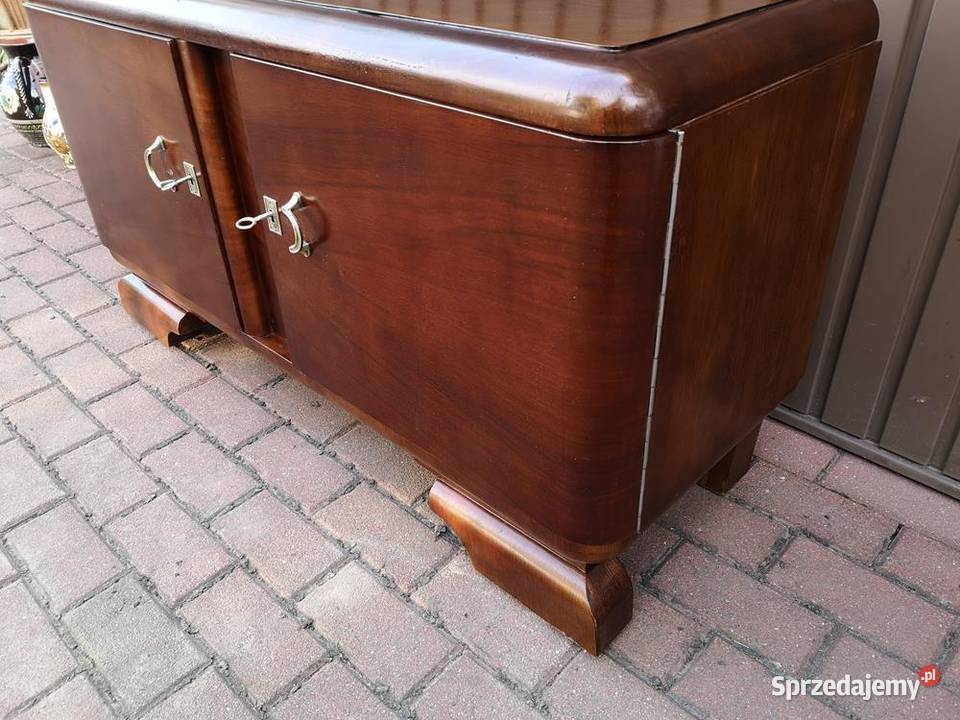 Komoda ARTDECO OrzechDąb RTV Niska Stara Antyk Swarzędz