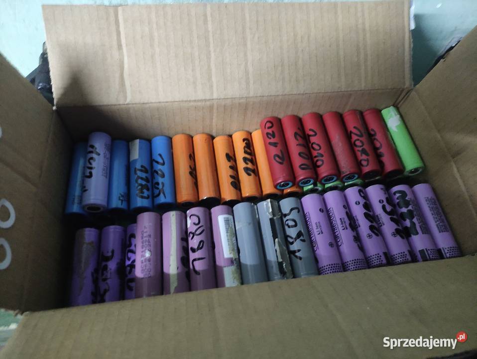 Ogniwa 18650 z demontażu Piła