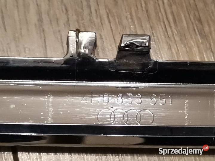 AUDI A8 D4 PRAWY CHROM ATRAPY GRILLA 4H0853651 Części samochodowe Międzychód