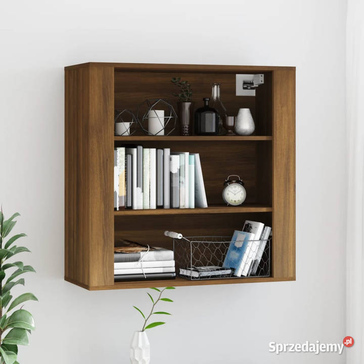 Szafka ścienna brązowy dąb 80x33x80 WM816599 Warszawa