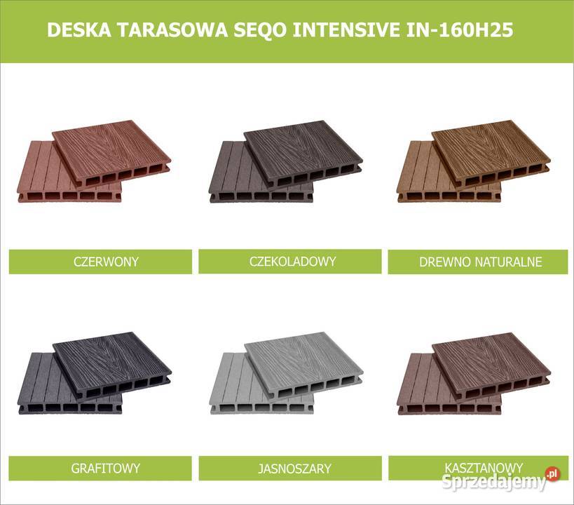 DESKA TARASOWA SEQO INTENSIVE MODEL IN160H25 29m wielkopolskie