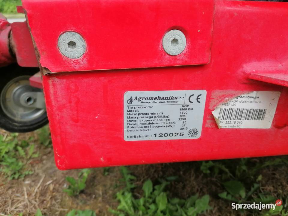 Sprzedam opryskiwacz sadowniczy 1500l Agco świętokrzyskie Sandomierz