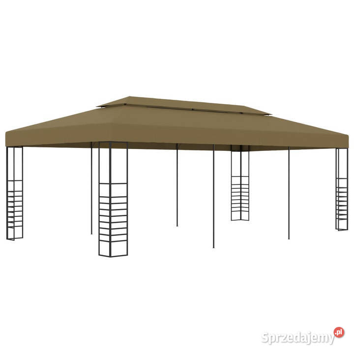 Altana ogrodowa 6 x 3 x 27 m taupe 180 gm Warszawa