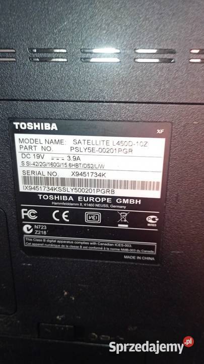 Laptop Toshiba Grodków sprzedam