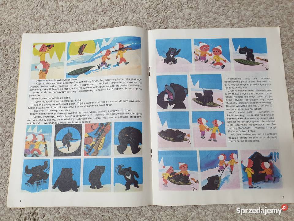 Bolek i Lolek Yeti historyjka obrazkowa komiks pomorskie Gdynia