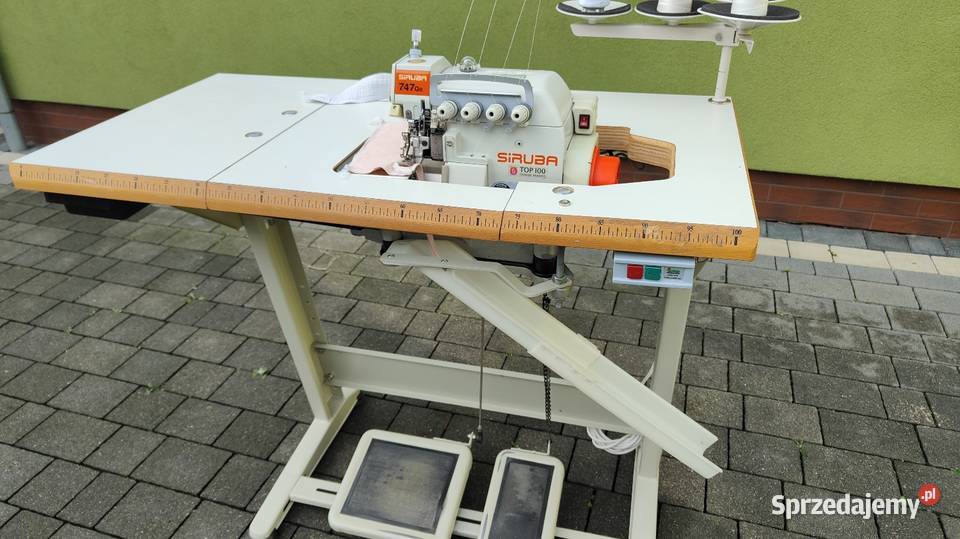Maszyna krawiecka owerlok SIRUBA Podrzecze