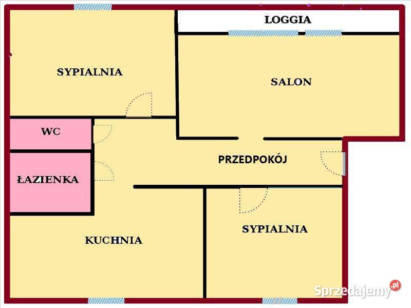 Sprzedam mieszkanie 3pokoje w Szczecinku oddzielna kuchnia Sprzedaż zachodniopomorskie Szczecinek