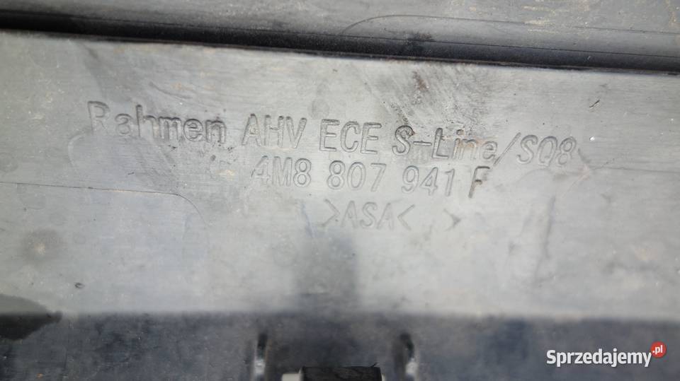 AUDI Q8 4M8 SQ8 SPOILER HOKEJ ZDERZAKA TYŁ Części samochodowe śląskie Ruda Śląska sprzedam