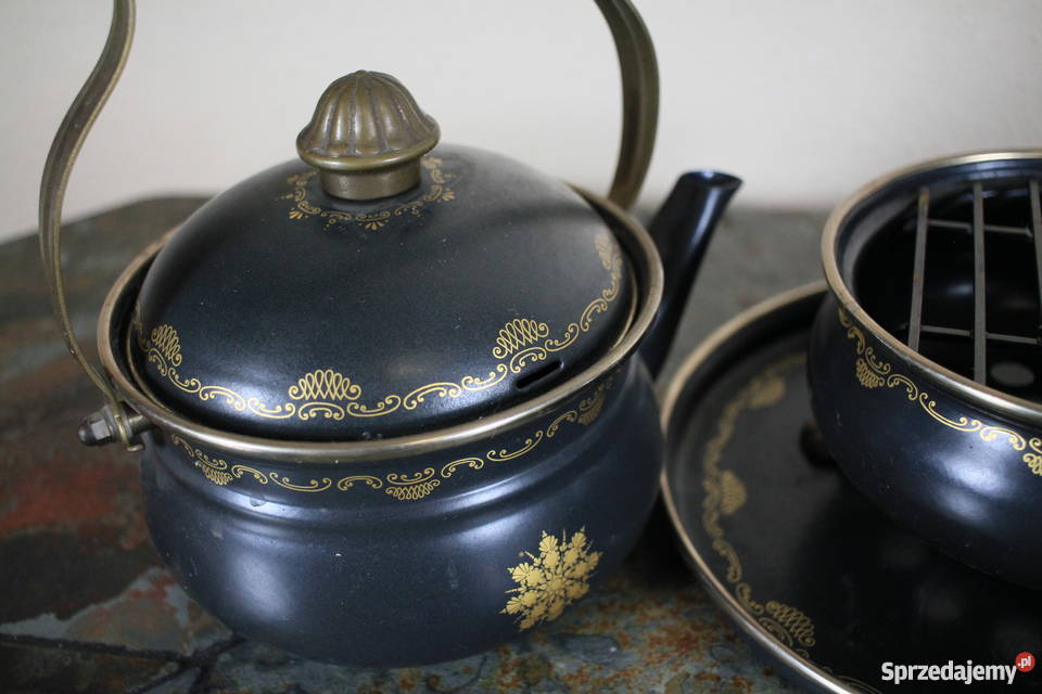 Piękny i klasyczny zestaw komplet z dzbankiem Pszczyna
