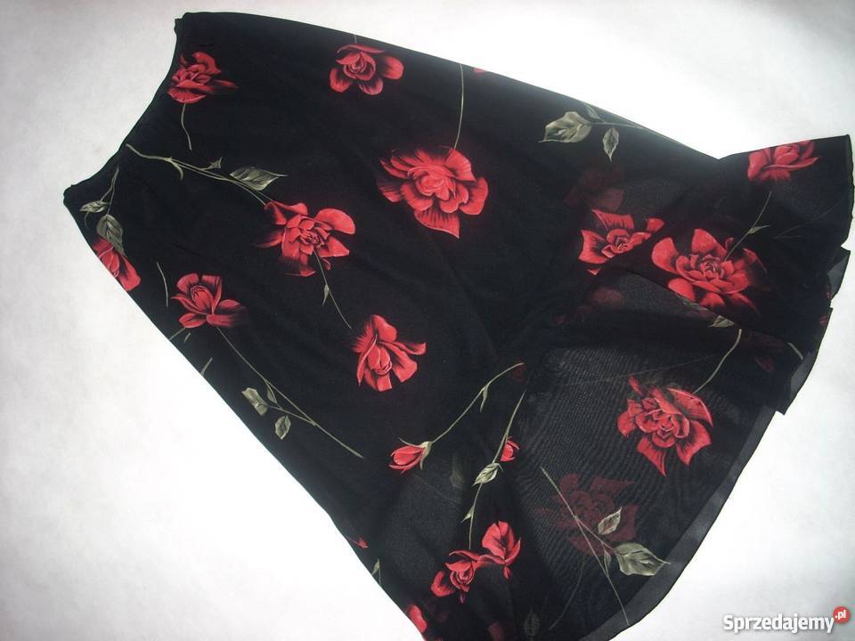 Elegancka Zwiewna Spódnica w kwiaty 38 j nowa Nowy Sącz