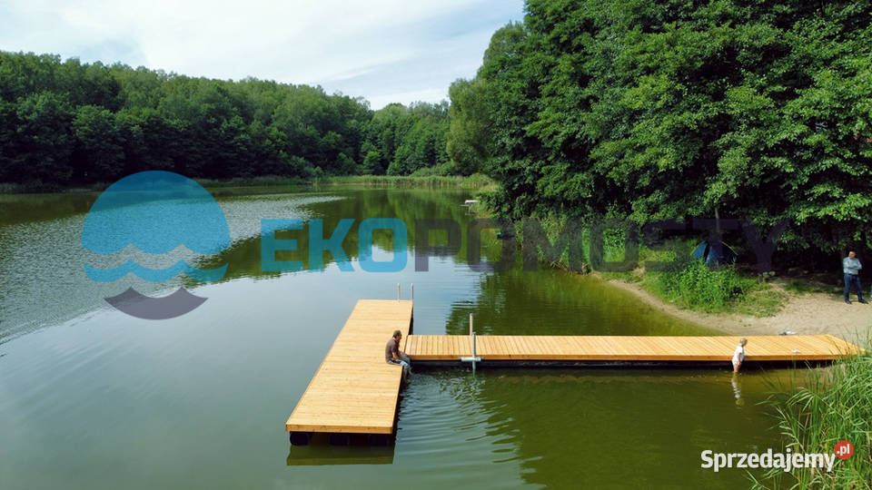 Pomost pływający 24x2m 48mkw z modrzewiem eu Drawsko Pomorskie sprzedam