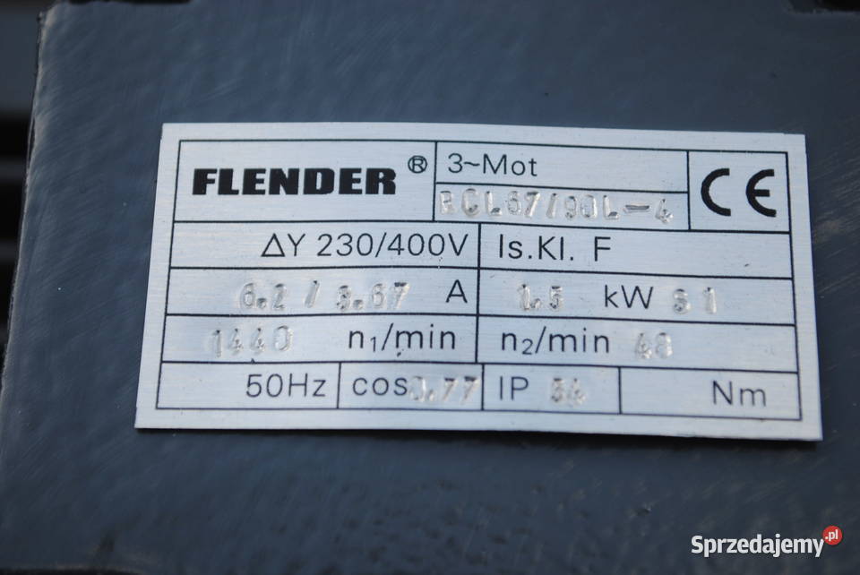 Motoreduktor kołnierzowy 15kw 48obrmin Firmy Kargowa