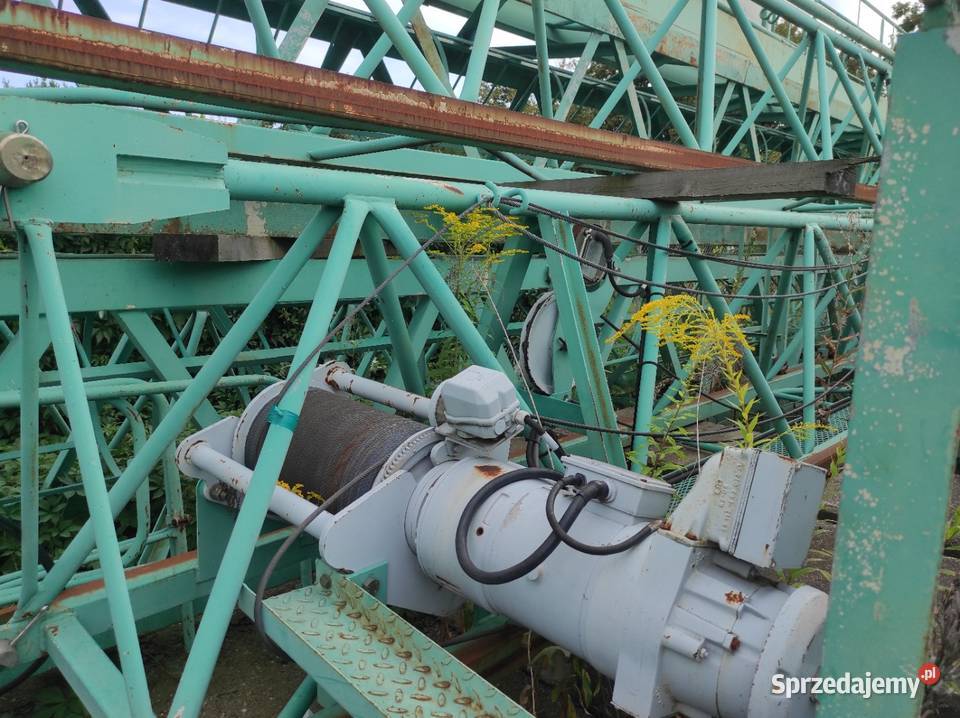 Żuraw wieżowy górnoobrotowy Potain SP 85A 1997 dolnośląskie Ligota Piękna sprzedam