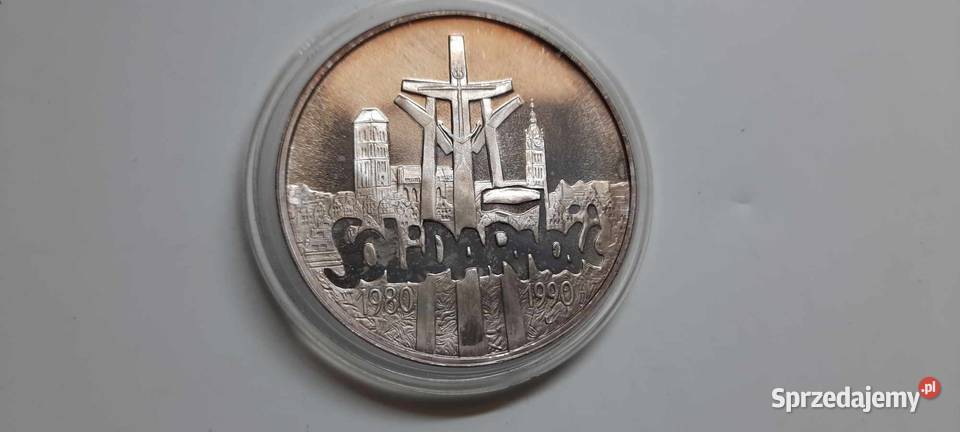 MONETA 100000 złotych 1990 typ A Solidarność Warszawa