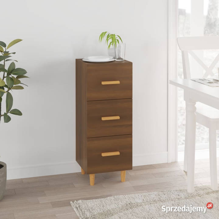 Szafka brązowy dąb 345x34x90 materiał