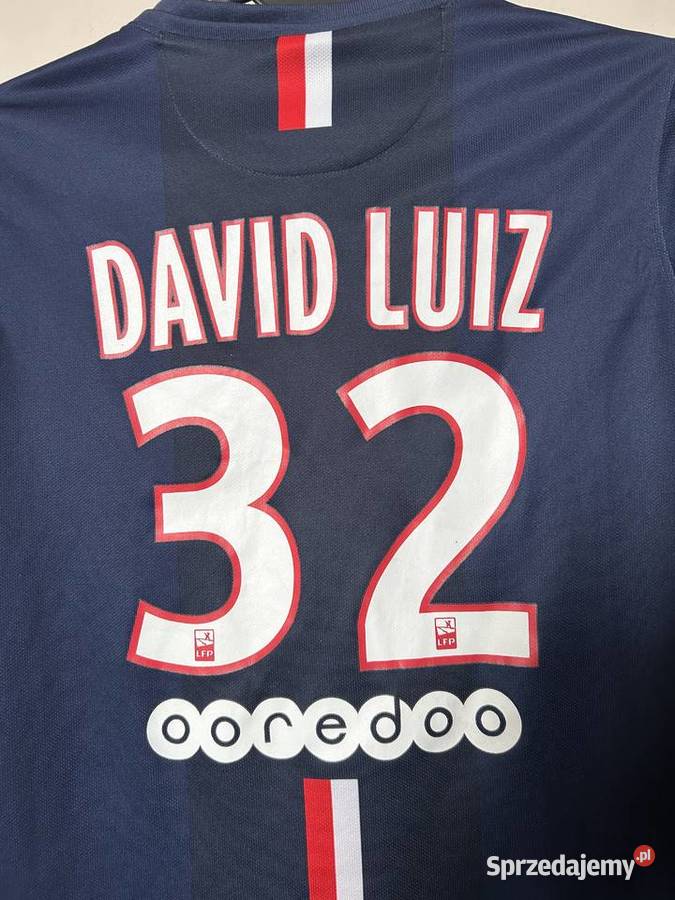Paris Saint Germain 32 DAVID LUIZ Nike 2014 2015 Wrocław