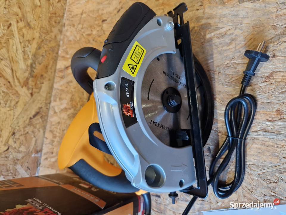 PILARKA TARCZOWA NAJAZDOWA z laserem 185mm 2250W Głogowa