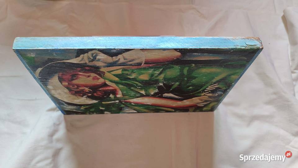 Tamara Łempicka Obraz na drewnie PREZENT Gdańsk sprzedam