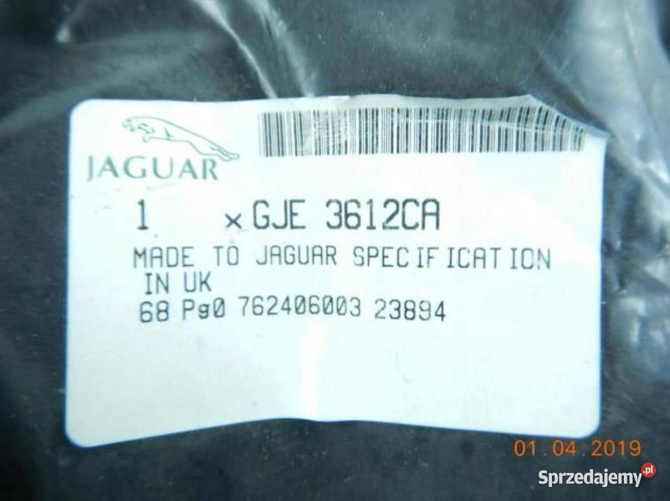 BOCZEK BAGAŻNIKA PRAWY JAGUAR XK8