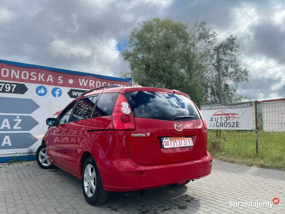 Mazda 5 20 Diesel 2006 7 osobowa Alufelgi Mazda Wrocław