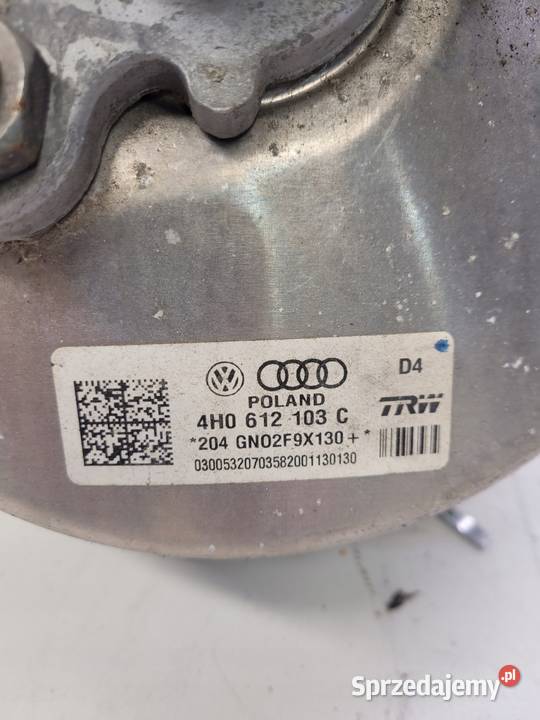 SERWO POMPA HAMULCOWA AUDI A8 D4 EU 4H0612103C śląskie Przystajń sprzedam