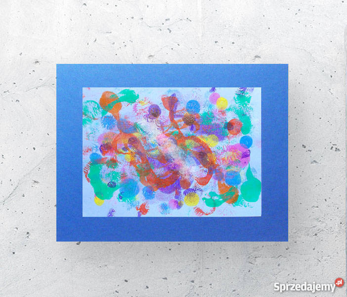 lofty dekoracje abstrakcja kolorowa kolory Kraków