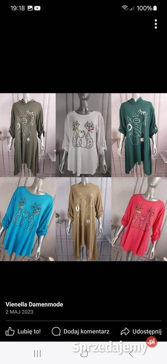 Odzież damska włoska nowa Lubsko