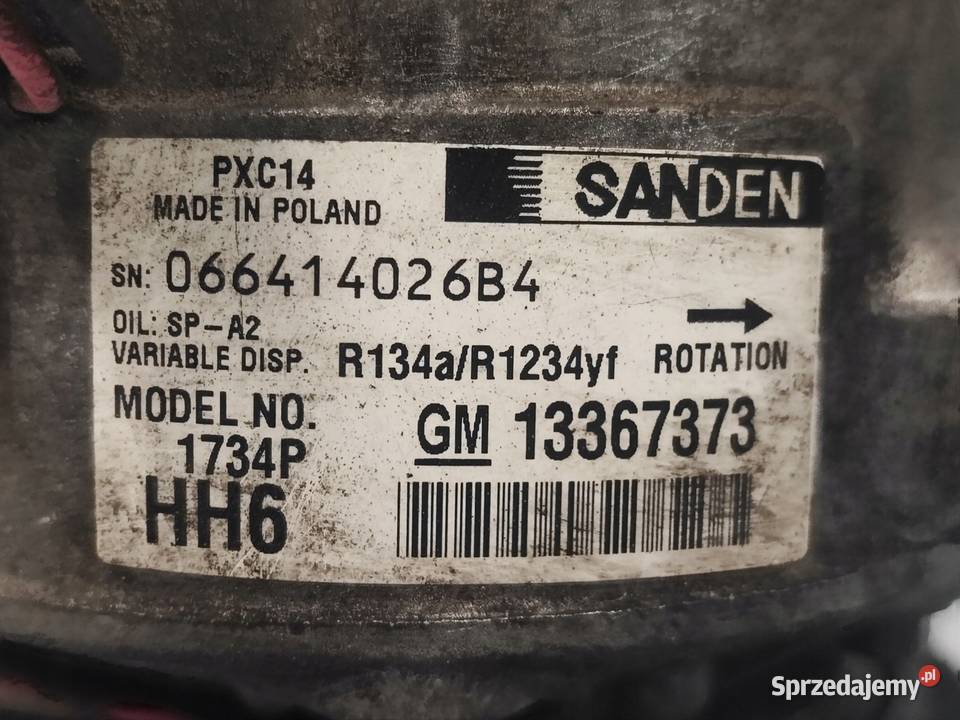 INSIGNIA ASTRA 16 CDTI LVL B16DTH 136 sprężarka Kielce sprzedam