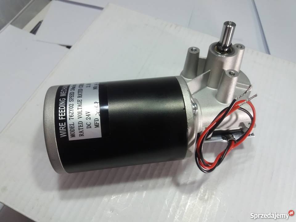 Silnik 24V DC do podajnika drutu półautomatu Rawicz