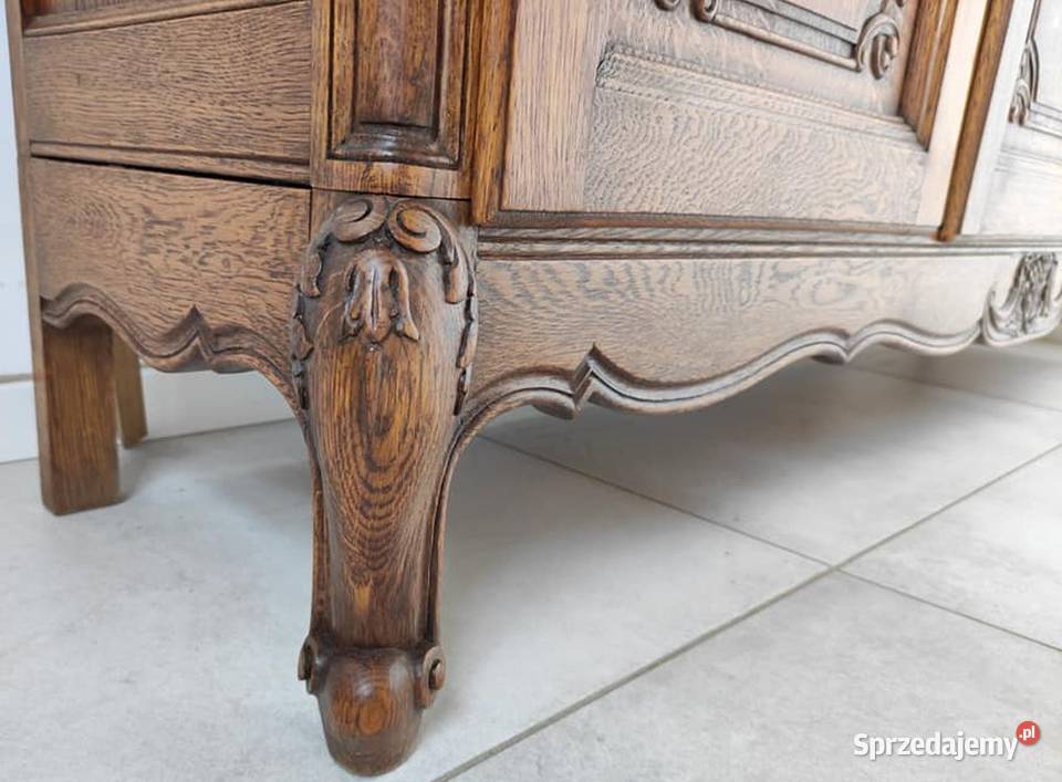 Piękna dębowa biblioteka ludwikowska sklep Dąbrowa Górnicza