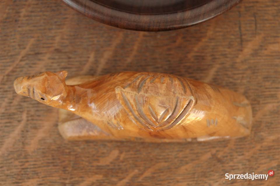 Wielbłąd rzeźba afrykańska Egipt rękodzieło beżowy Lublin