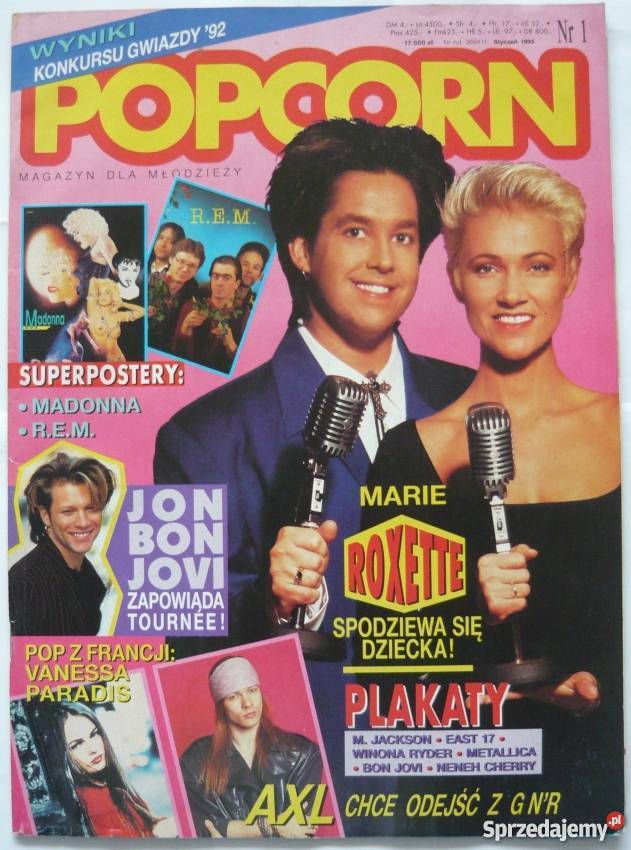 POPCORN 1 1993 ROXETTE