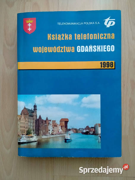 Książka telefoniczna z czasów PRLu pomorskie