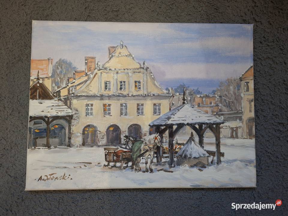 Obraz 40x30 Artur Orłowski Kazimierz Dolny Rynek Malarstwo