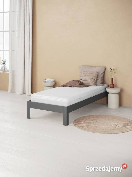 Rama łóżka KILDEN ze stelażem 90x200 ciemnoszary Chełm
