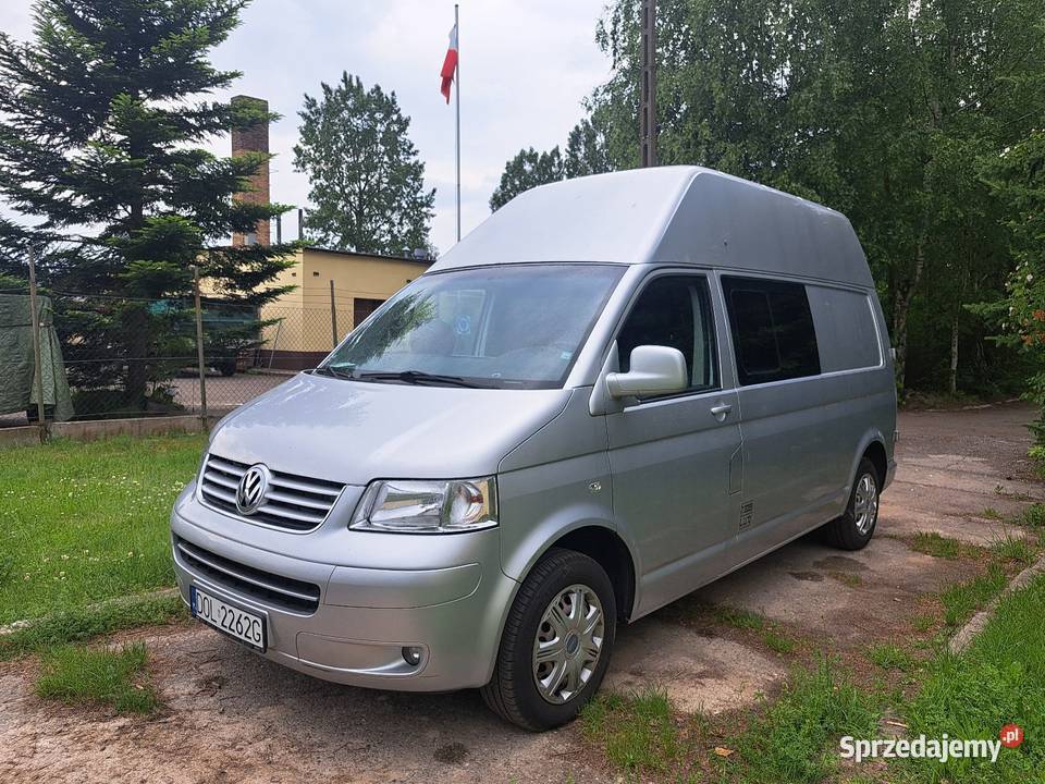 VW T5 wysoki długi 25 TDI 174 Automat ESP dolnośląskie Oleśnica