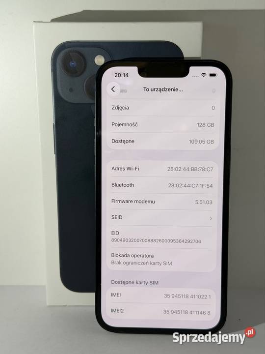 iPhone 13 128GB 100 Kondycja Kalisz