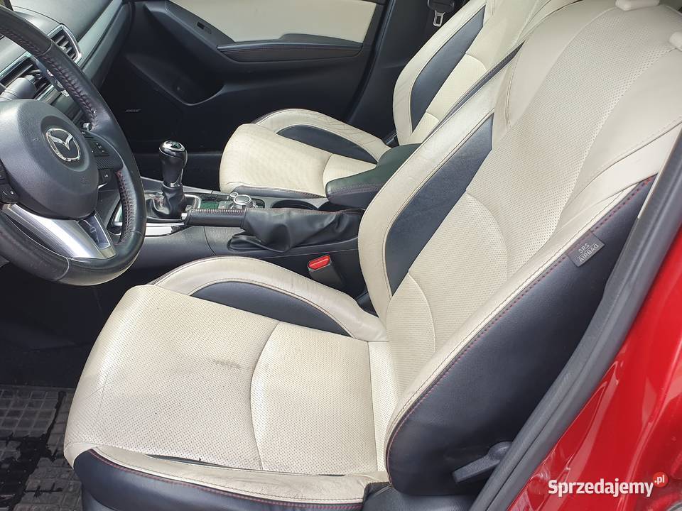 Mazda 3 Diesel 150 koni Skóra kamera cofania 150KM Białystok sprzedam