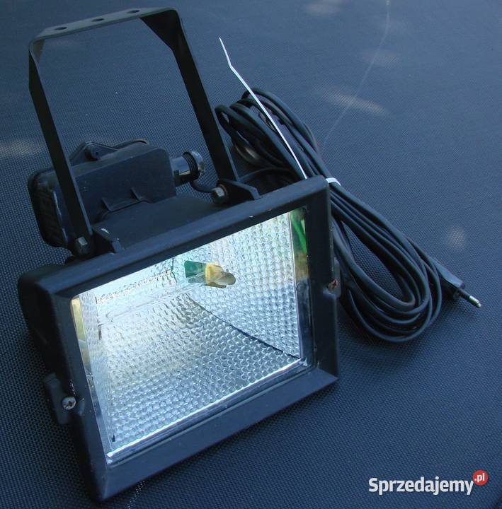 lampa oświetlacz reflektor halogen czarny Radom