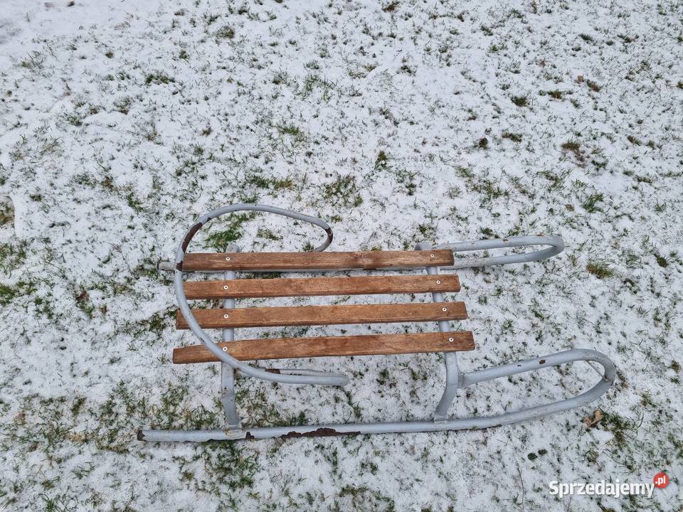 Sanki metalowe z oparciem Lublin