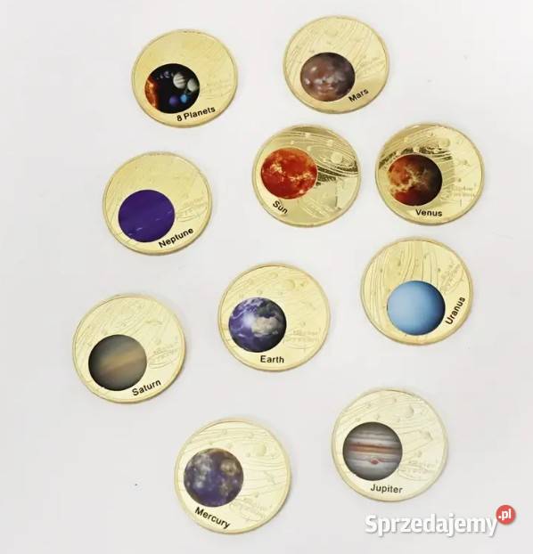 Kolekcjonerski zestaw monet medali Numizmatyka Warszawa