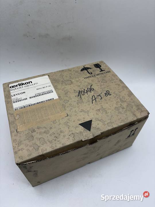 Leybold Leycon BAV 40 P AI Angle Valve Warszawa sprzedam