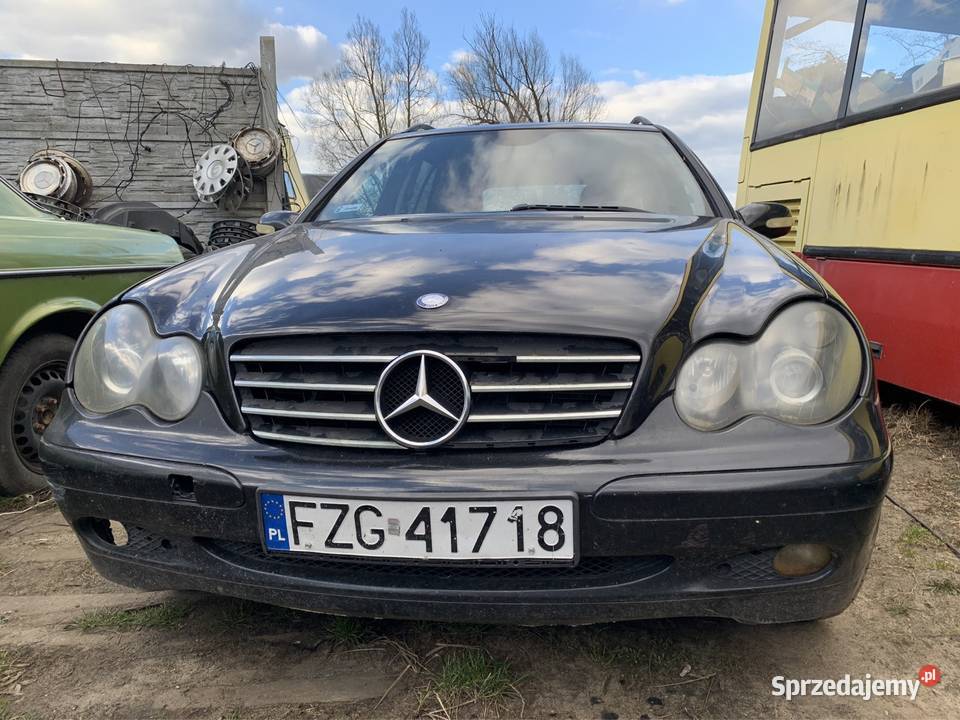 Mercedes c na czesci manualna Klasa C Zielona Góra sprzedam