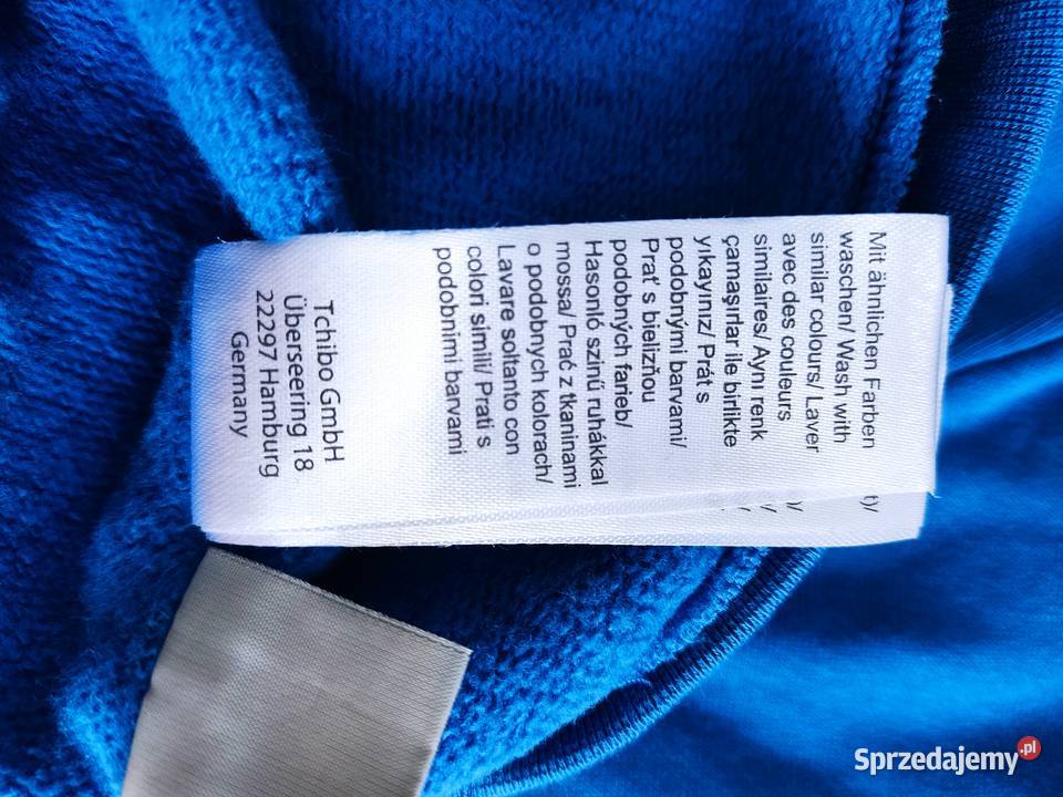 Bluza dresowa niebieska Essentials by Tchibo opolskie Głuchołazy